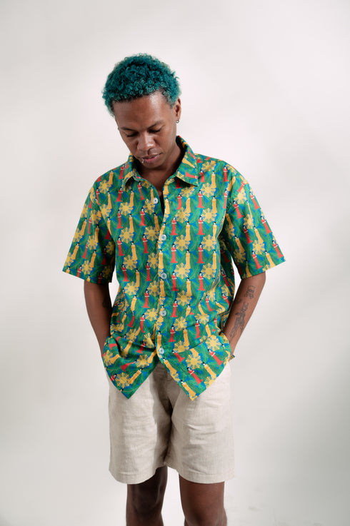 EMGEE by Get Spotted: Beni Buttondown in Marilag Fabric